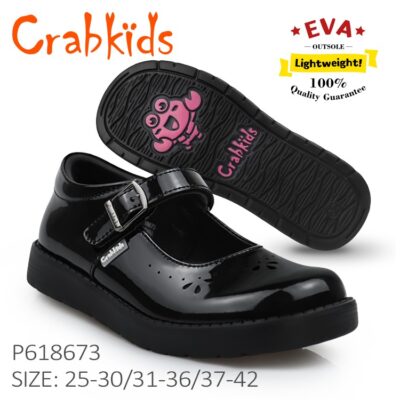 Crabkids Girls School Shoes – Model P618673